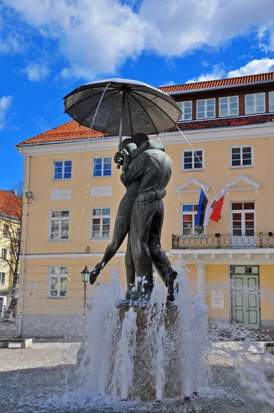 Całowanie studentów Tartu — Zdjęcie stockowe