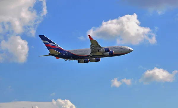 Aeroflot zászlóshajó Il-96 — Stock Fotó