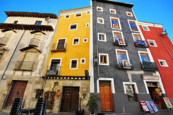 Bunte spanische Häuser — Stockfoto
