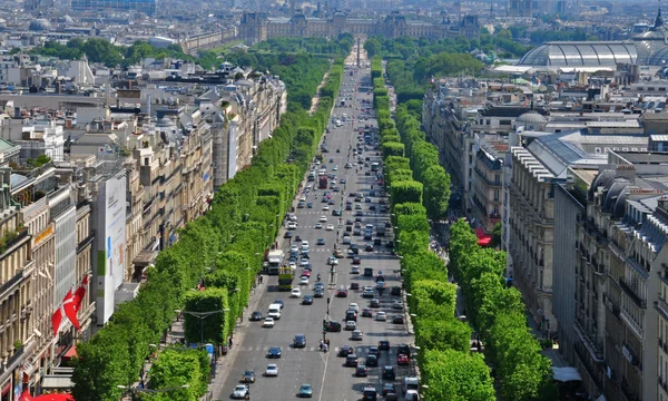 Champs-Elysees sugárút — Stock Fotó