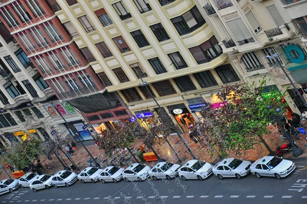 Taxi's van valencia — Stockfoto