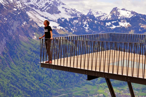 Punto di vista alpino — Foto Stock