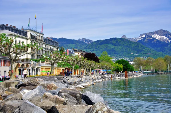 Vevey, Švýcarsko — Stock fotografie