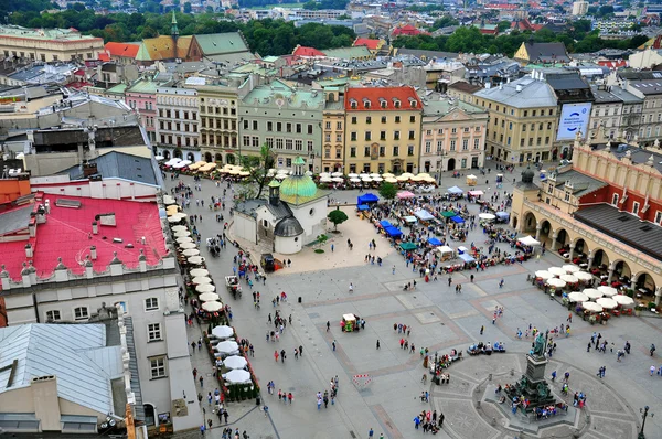 Krakow Market square — Stock Photo, Image