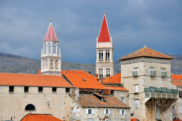 Trogir の市内中心部 — ストック写真