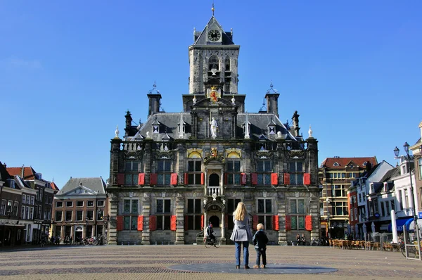 Stadhuis van Delft — Stockfoto