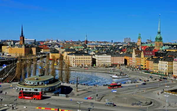 Panorama von stockholm — Stockfoto