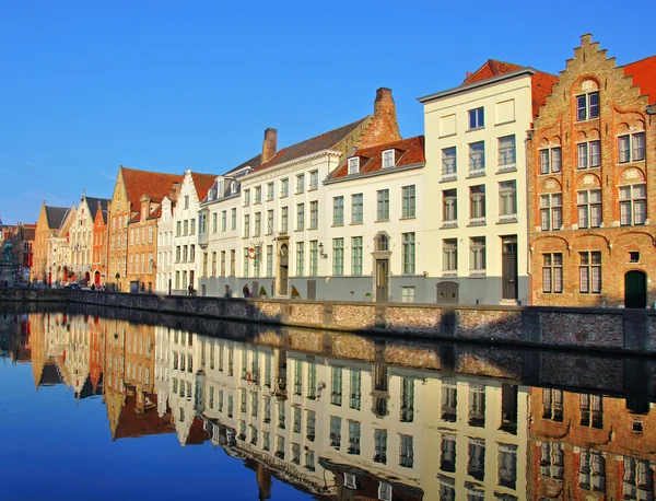 Belle case di Brugge — Foto Stock
