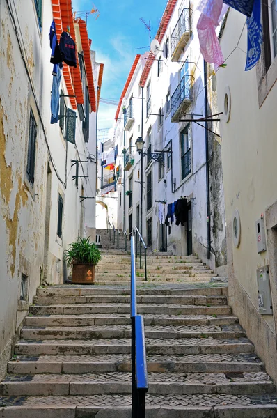 Trap in alfama — Stockfoto