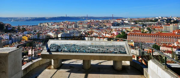 Panorama de Lisboa, Portugal — Foto de Stock
