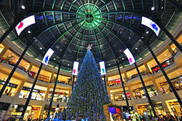 Natale nel centro commerciale — Foto Stock