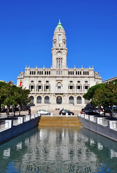 Porto stadhuis — Stockfoto