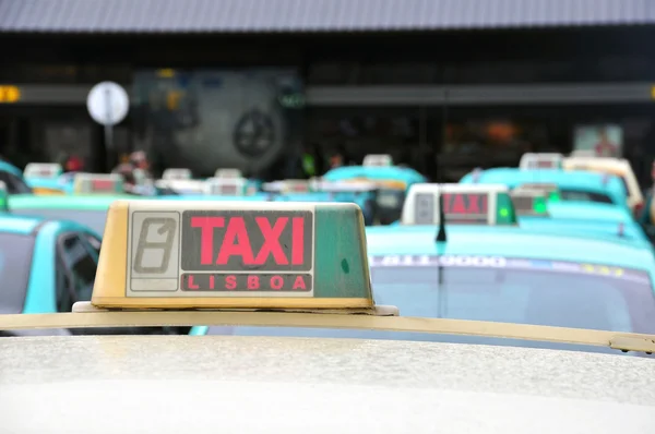 Señal de taxi —  Fotos de Stock