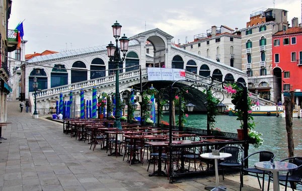 Rialto Köprüsü, Venedik, İtalya — Stok fotoğraf