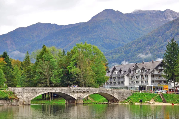 Lago Bohinj, Eslovenia — Foto de Stock