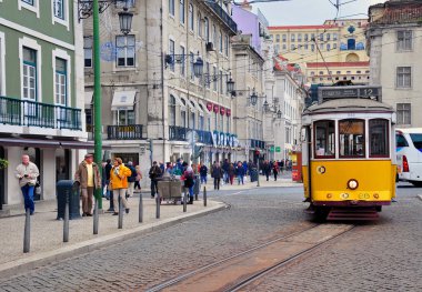 Lizbon tramvay. Rossio Meydanı