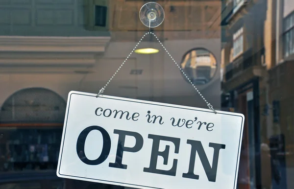 Open sign — Stock Photo, Image