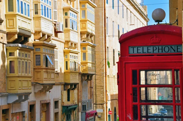 Valletta street — Stock Photo, Image