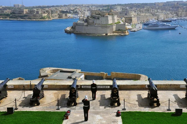 Lascaris Battery of Valletta, Malta — Stock Photo, Image