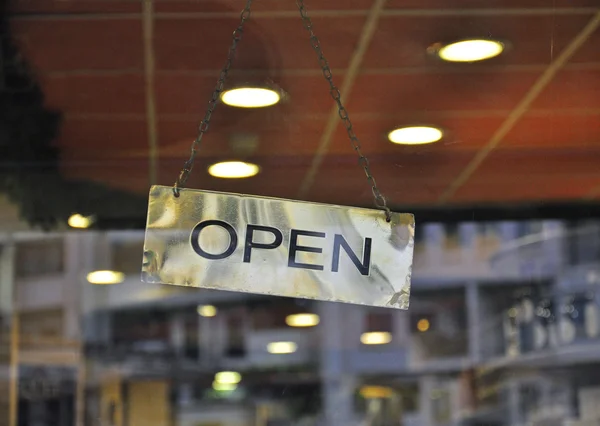 Open sign — Stock Photo, Image