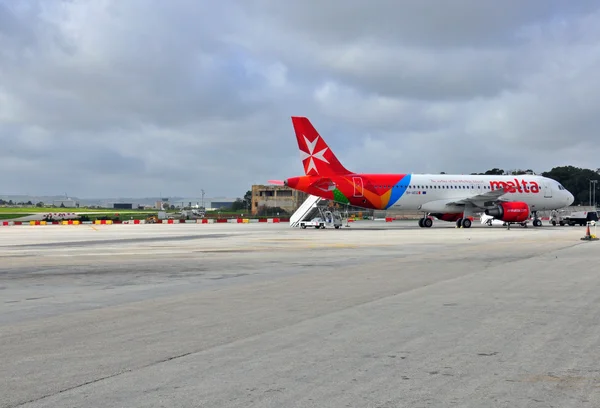 Avión Air Malta — Foto de Stock