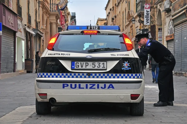 Polizia maltese — Foto Stock