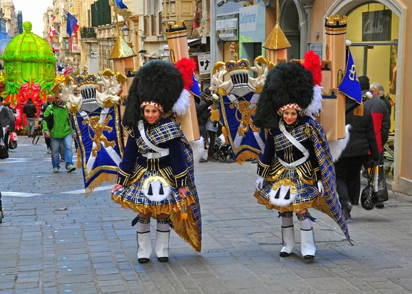 Valletta, Malta karnaval 2014 Stok Resim