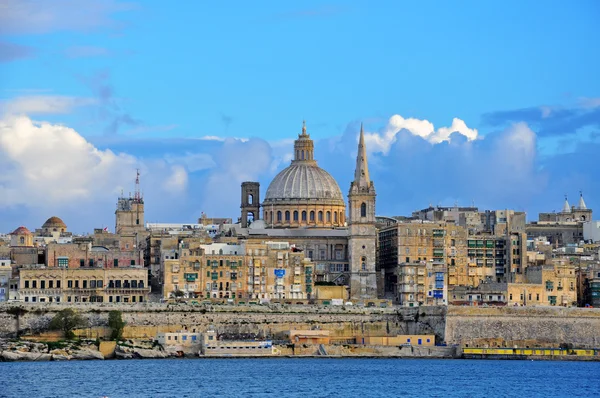 Valletta architektonické pozadí — Stock fotografie