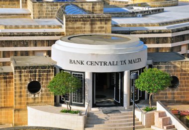 Central bank of Malta clipart