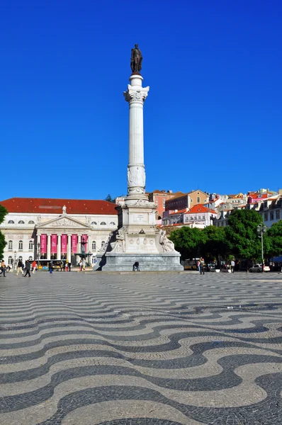 Restauradores Square, Лиссабон — стоковое фото