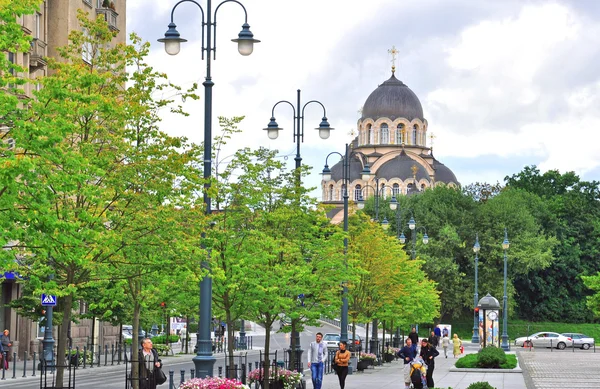 Russian orthodox church in Vilnius — Stock Photo, Image