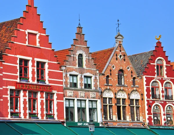 Case di Brugge — Foto Stock