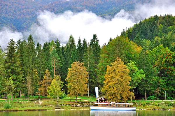 Jezioro Bohinjsko — Zdjęcie stockowe