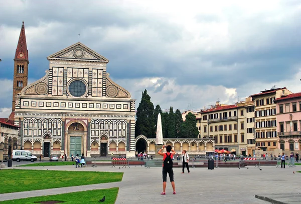 Santa Croce church, Florence — Stockfoto