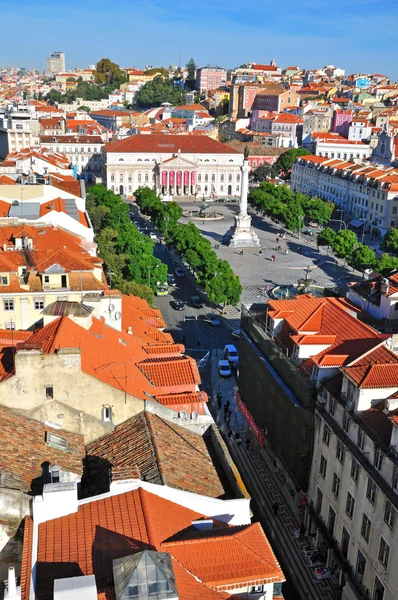 Площадь Restaradores, Лиссабон — стоковое фото