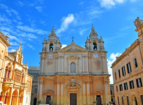 Katedra mdina, malta — Zdjęcie stockowe