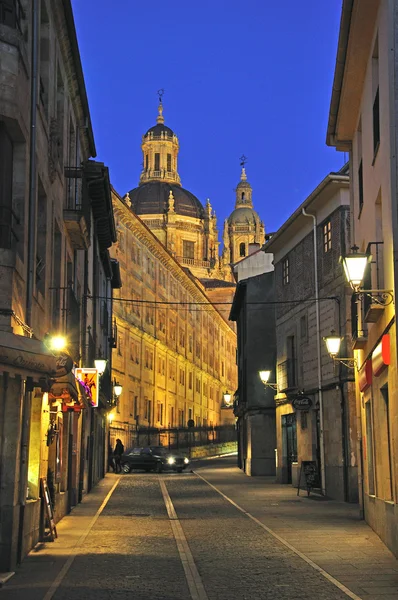 Salamanca at night — Stock Photo, Image