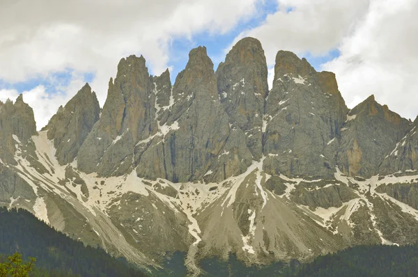 Toppar i Dolomiterna — Stockfoto