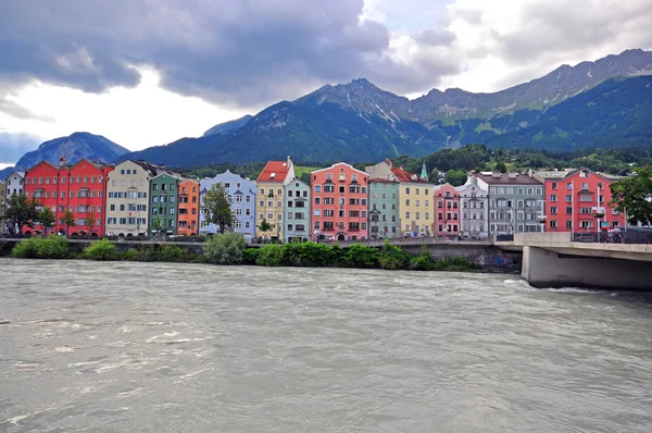 Innsbruck paesaggio urbano, Austria — Foto Stock