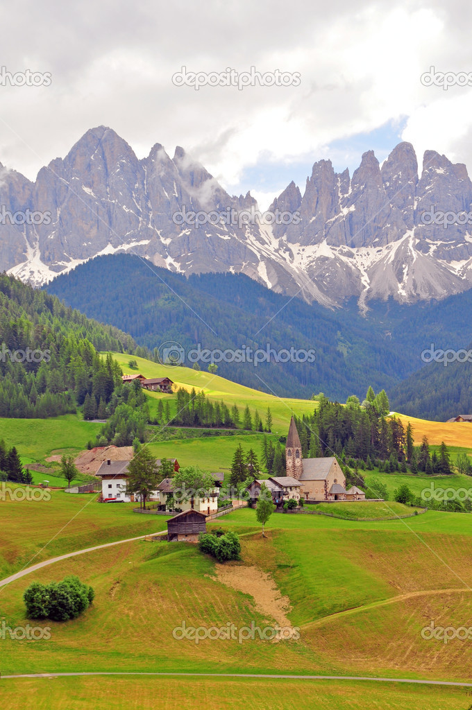 Funes valley, Bolzano. Italy