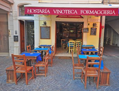 Sirmione'da İtalyan restoranı