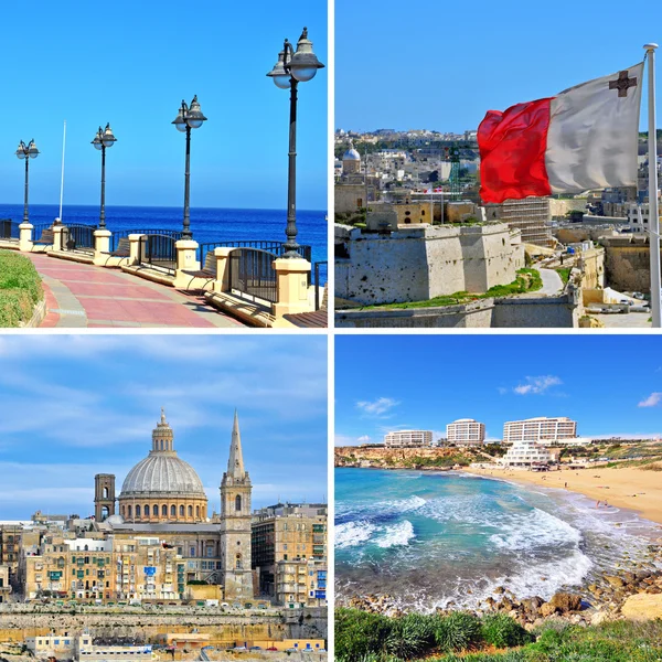 Malta landmarks — Stock Photo, Image