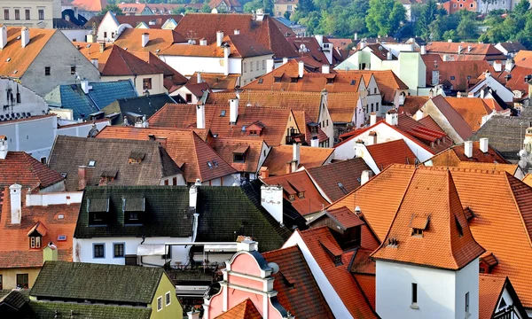 Daken van cesky krumlov — Stockfoto