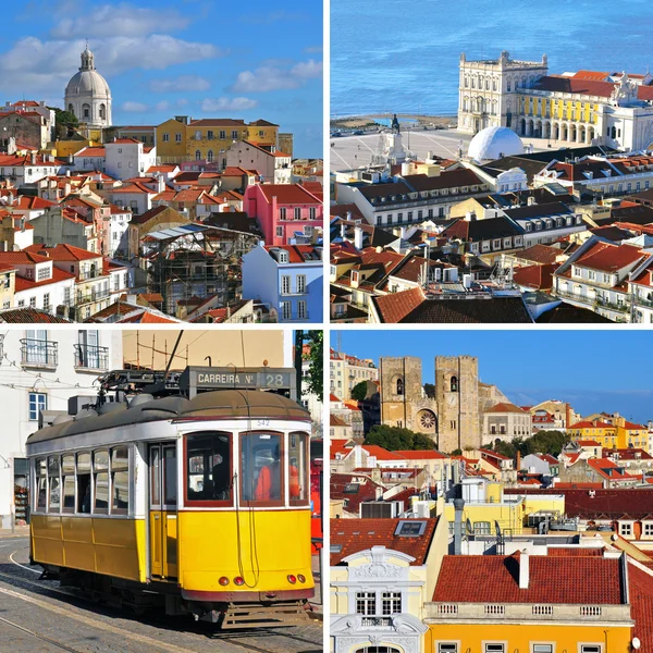 Landmarks of Lisbon, Portugal — Stock Photo, Image