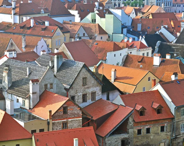 Roofs of Cesky Krumlov — Stock Photo, Image