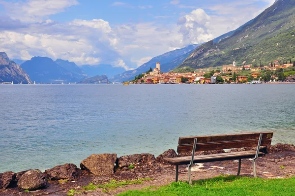 Malcesina no lago garda — Fotografia de Stock