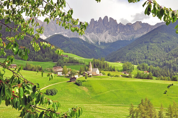 Amazing landscape in Italian Alps