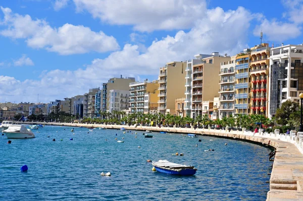 Sliema lungomare — Foto Stock