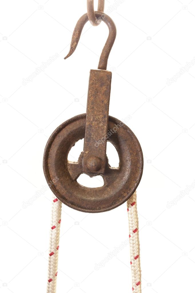 Old Pulley, New Rope Stock Photo by ©solomonjee 38645111