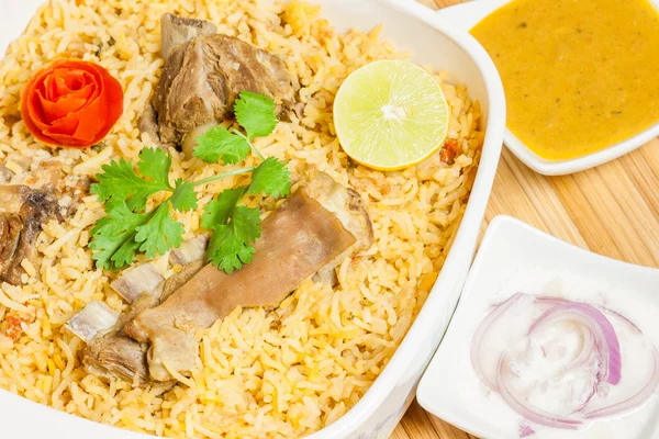 Fårkött biryani — Stockfoto